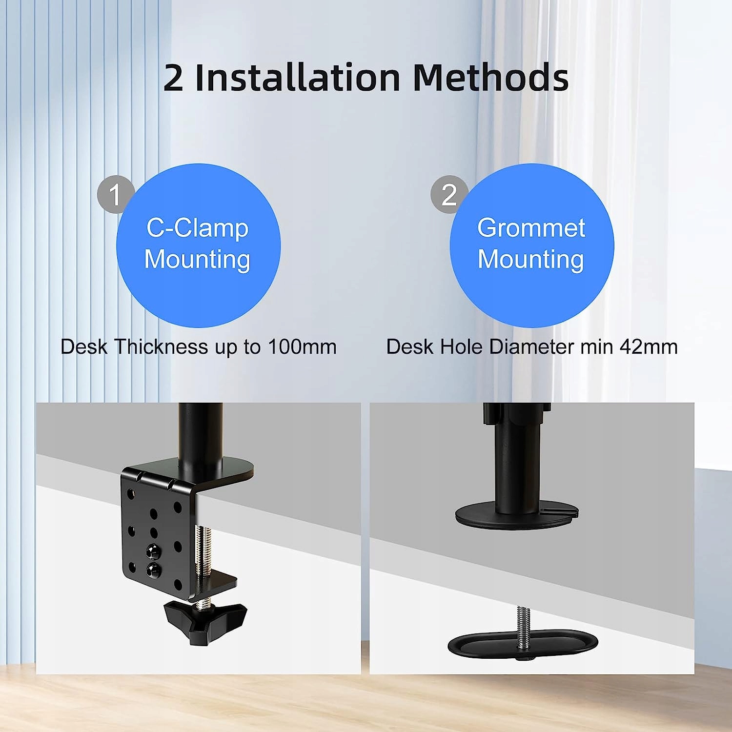Uchwyt do pojedynczego ekranu Suptek, uchwyt do monitora Marka Inna