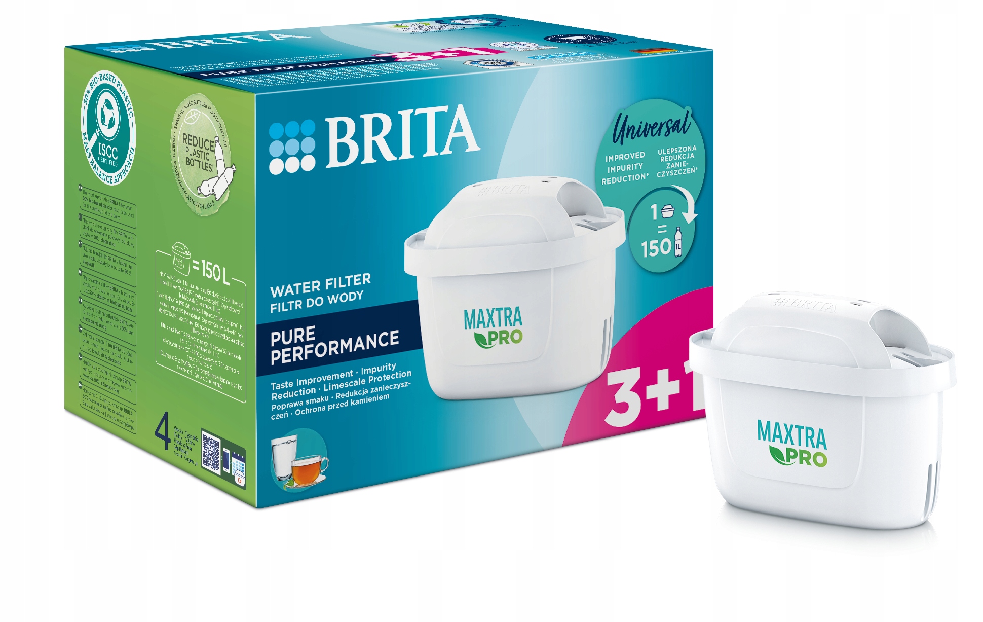 Brita Filtr wkład filtrujący do dzbanka Maxtra Pro Pure Performance 4 szt.