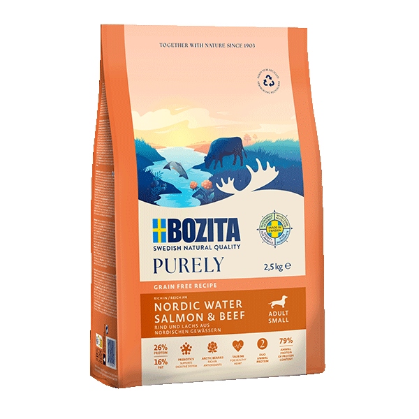 Bozita krmivo pro psa losos 2,5 kg malý křupek
