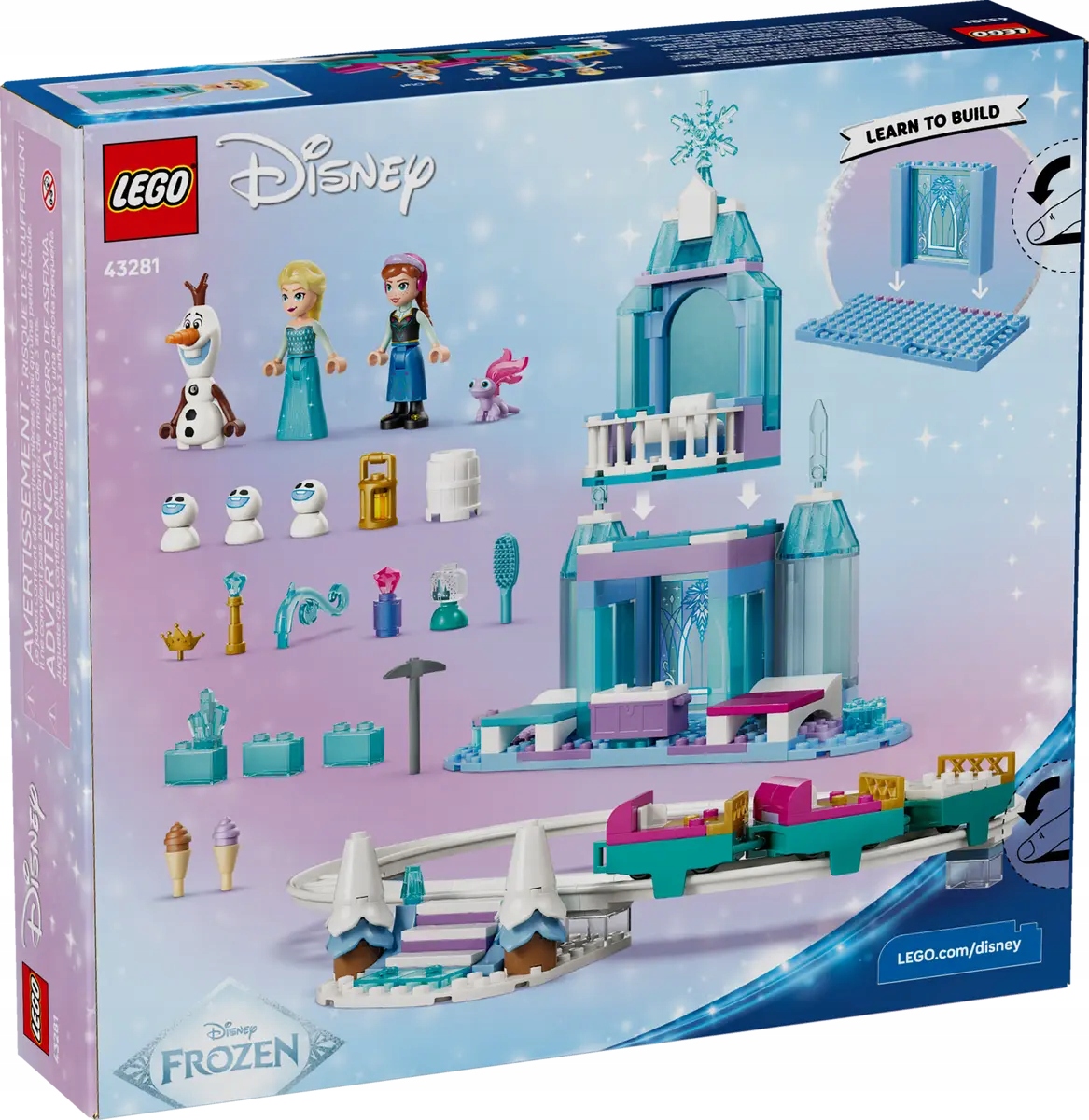 43281 Lego Disney Ledový hrad Elzy a sněhová jízda
