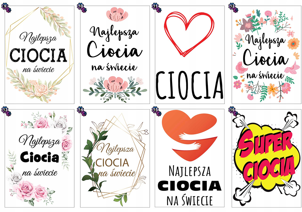 TORBA MATERIAŁOWA NAJLEPSZA CIOCIA prezent Materiał materiałowa