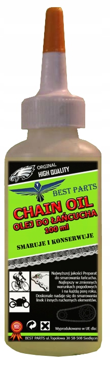 

Olej Smar Do Łańcucha Linki 100ml Best Parts