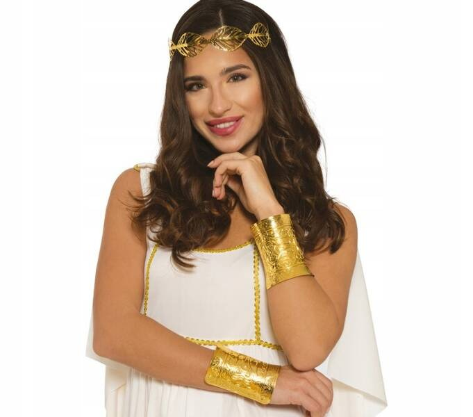 ZESTAW ZŁOTYCH BRANSOLETEK 2 SZT. STAROŻYTNOŚĆ RZYM CESARZOWA EGIPT