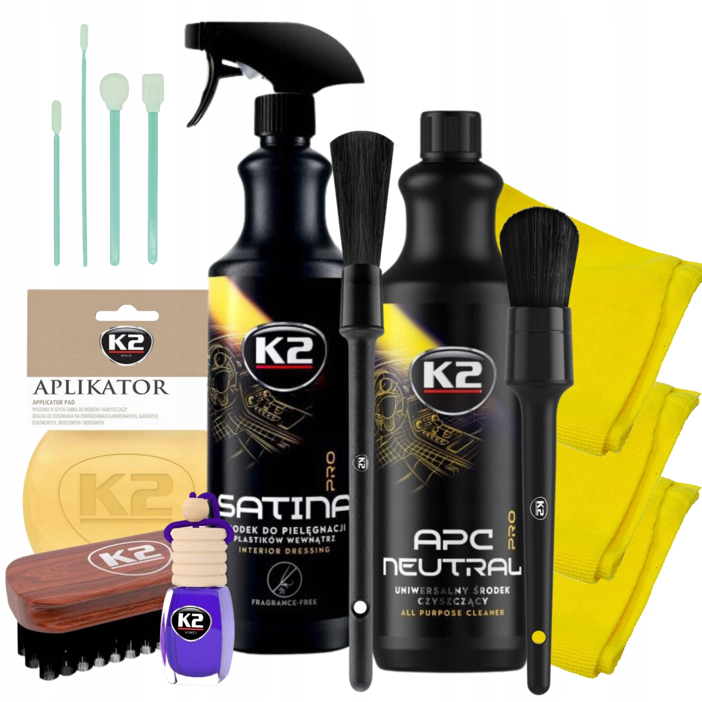 

K2 Satina Płyn do wnętrza kokpitu, Apc akcesoria