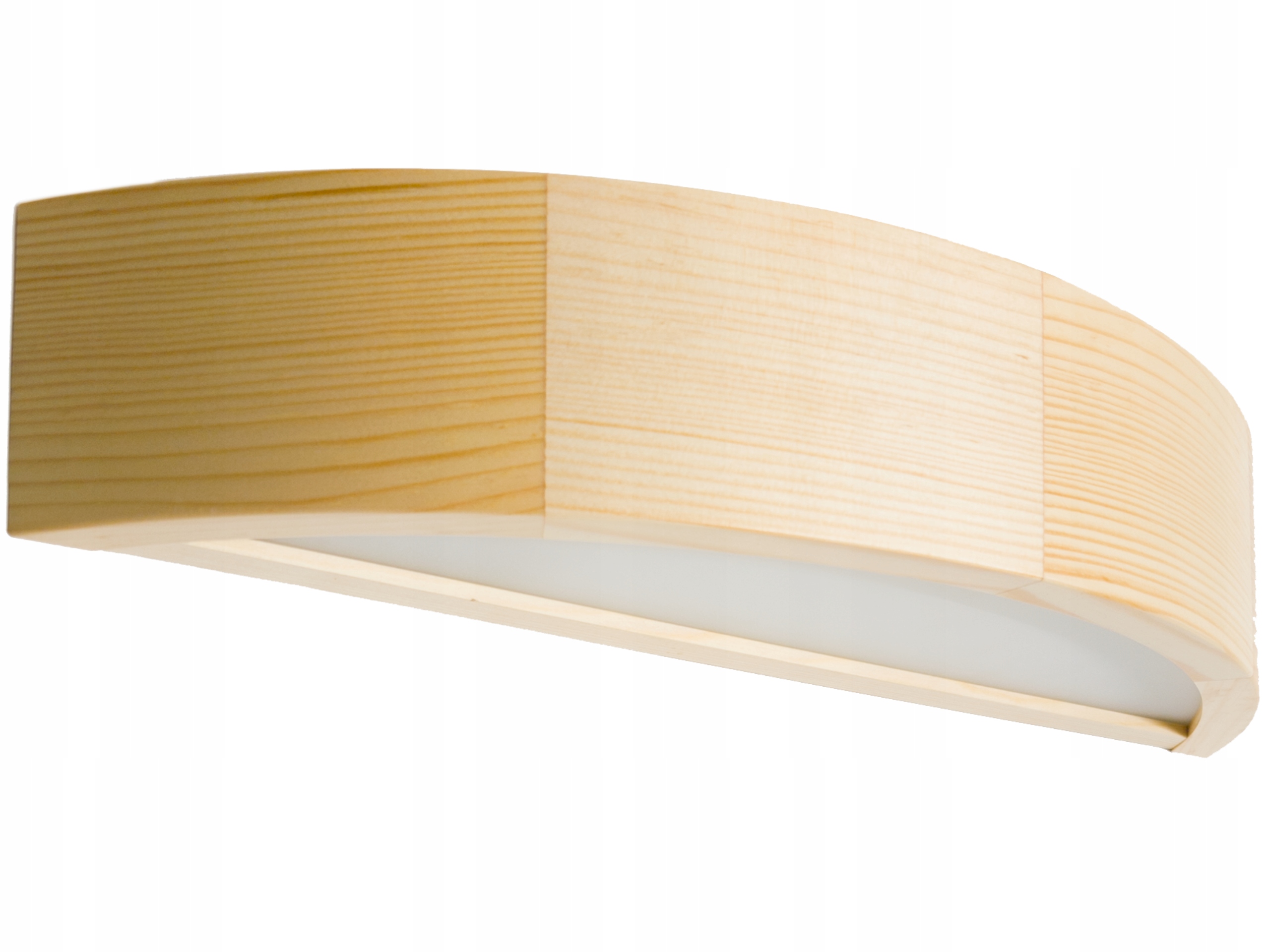 Kinkiet ścienny Leja Półplafon Sosna do salonu kuchni łazienki Stylowa