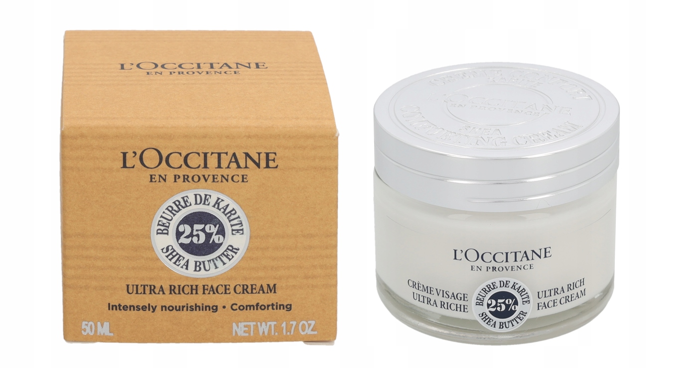Krem natłuszczający do twarzy L'occitane Shea Butter dzień i noc 50 ml