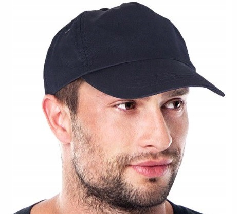 

Czapka ochronna z daszkiem granatowa