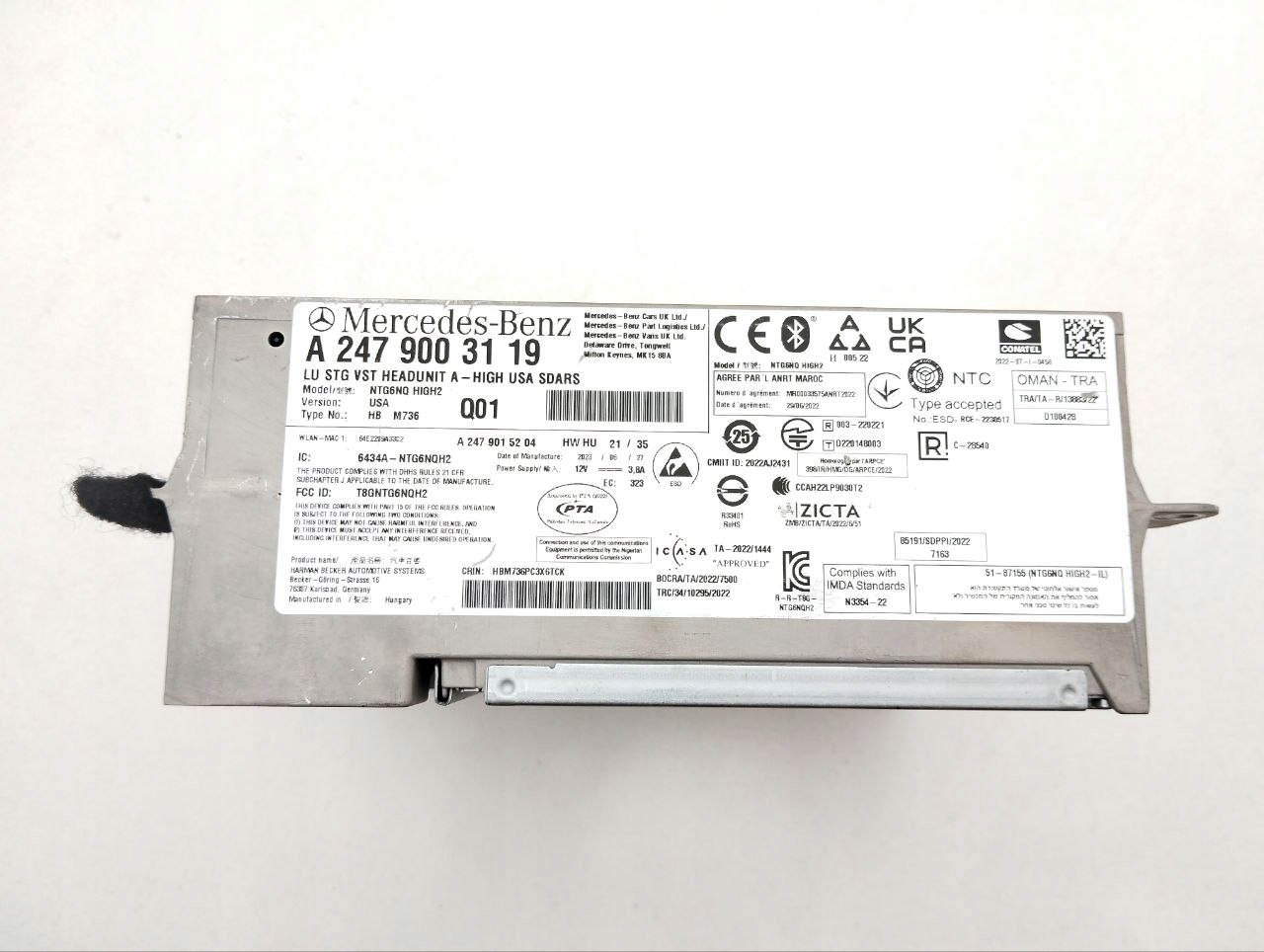 модуль mercedes-benz EQB 2023 A2479003119