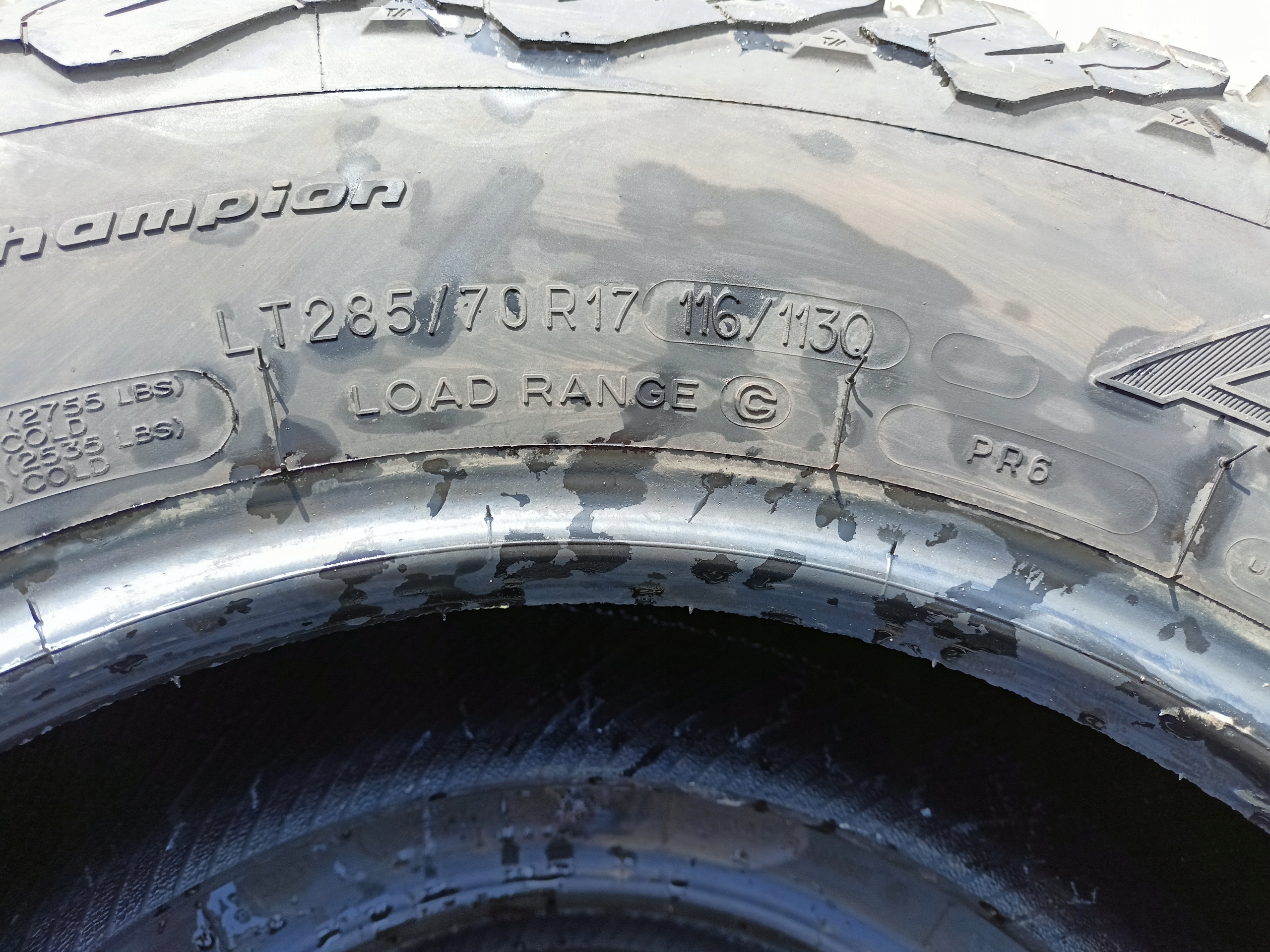 OPONY OPONA BFGOODRICH ALL-TERRAIN T/A K02 LT285/70 R17 116/1130 KOMPLET Szerokość opony 285 mm