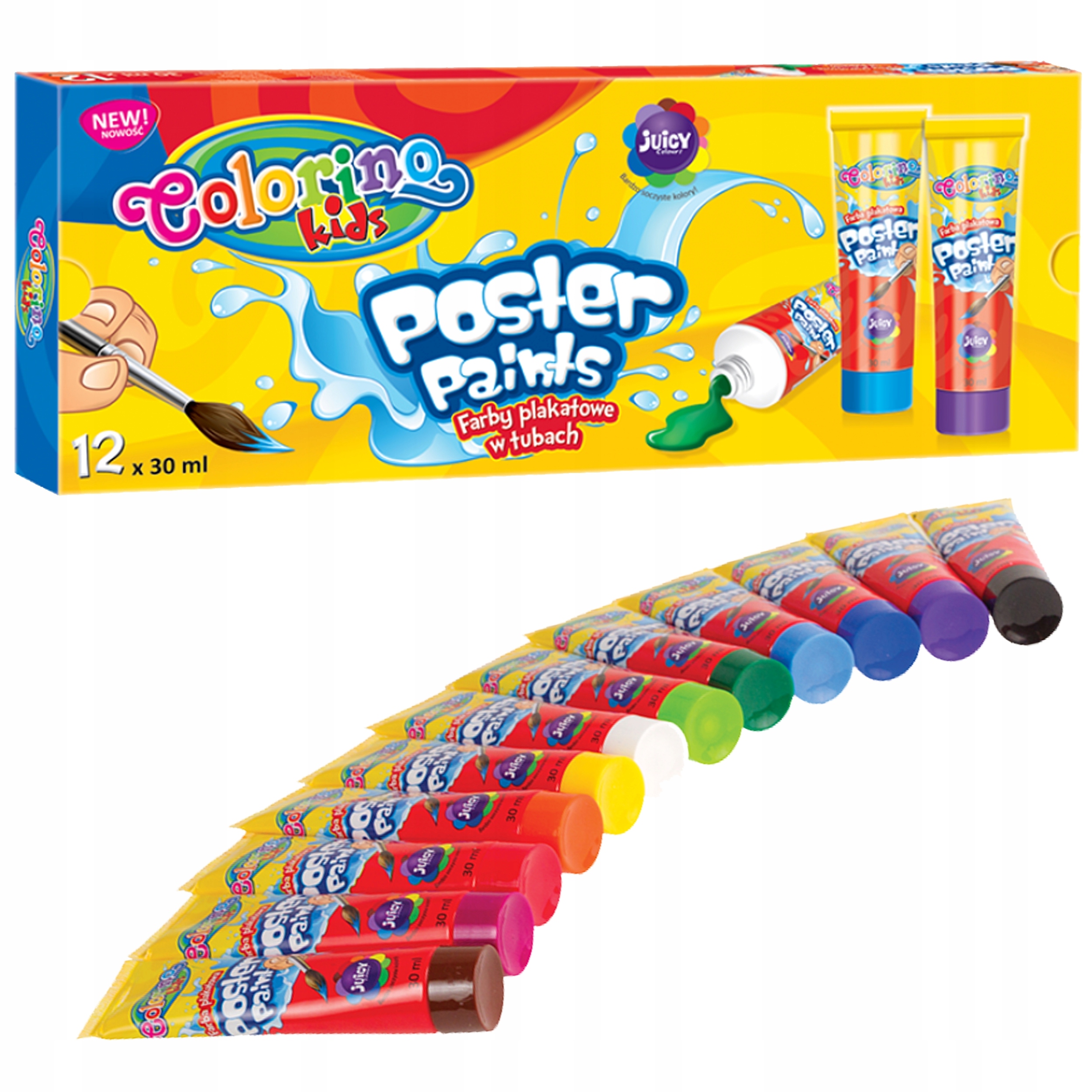 

Farby Plakatowe 30ml Tuba Colorino