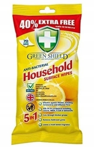 

Green Shield 70 sztuk Chusteczki Uniwersalne