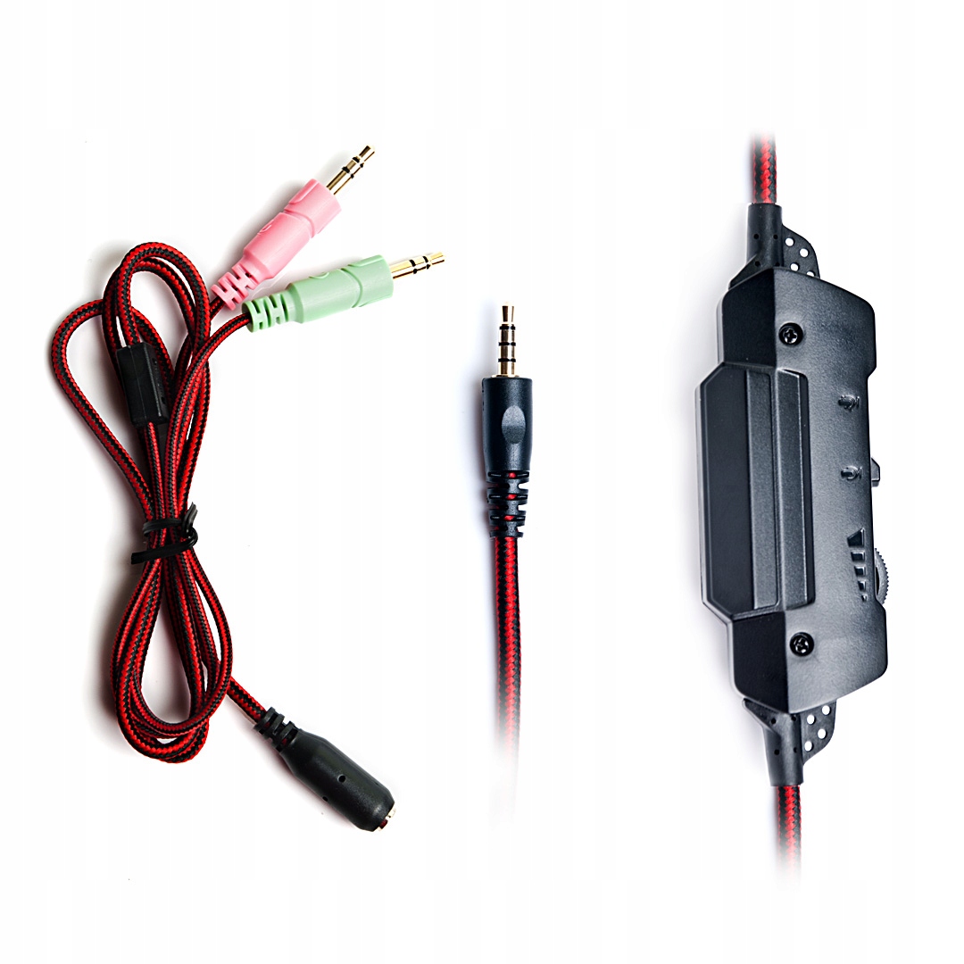 Słuchawki gamingowe REAL-EL GDX-7600 Kolor dominujący czarny