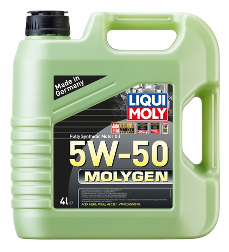 OLEJ LIQUI MOLY MOTOR OIL MOLYGEN 5W50 4L