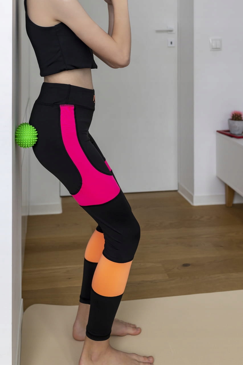 Podwójna Piłka masująca kolczasta Duoball Roller Marka Tullo