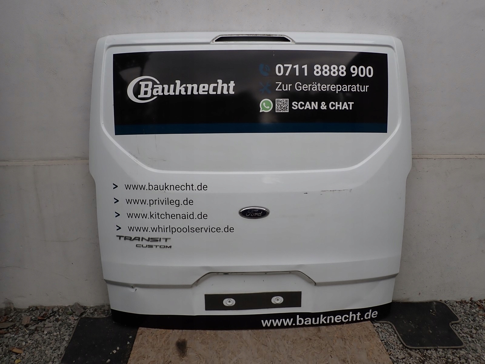 boot door cover boot FORD TRANSIT CUSTOM 2012- PJK21-V40400-AC