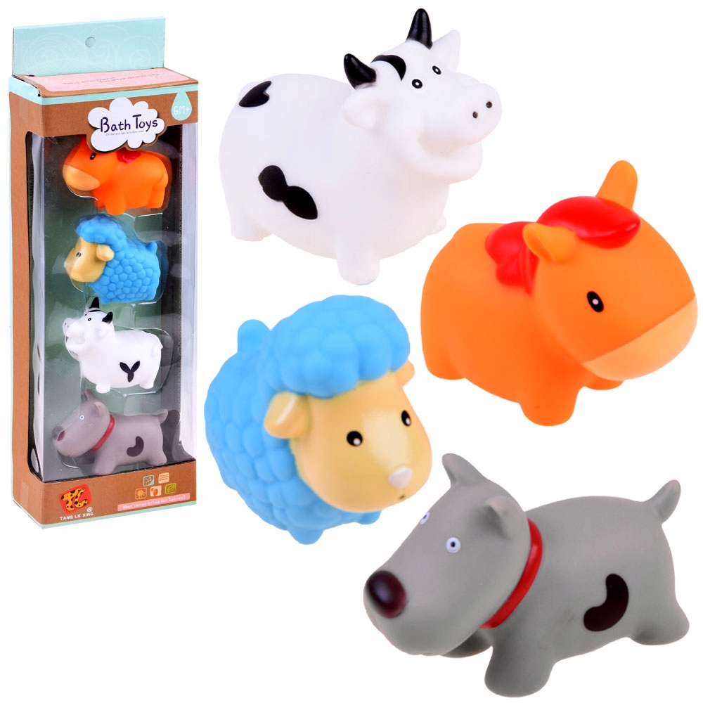 

Gumowe zwierzątka z farmy do kąpieli ZA3960