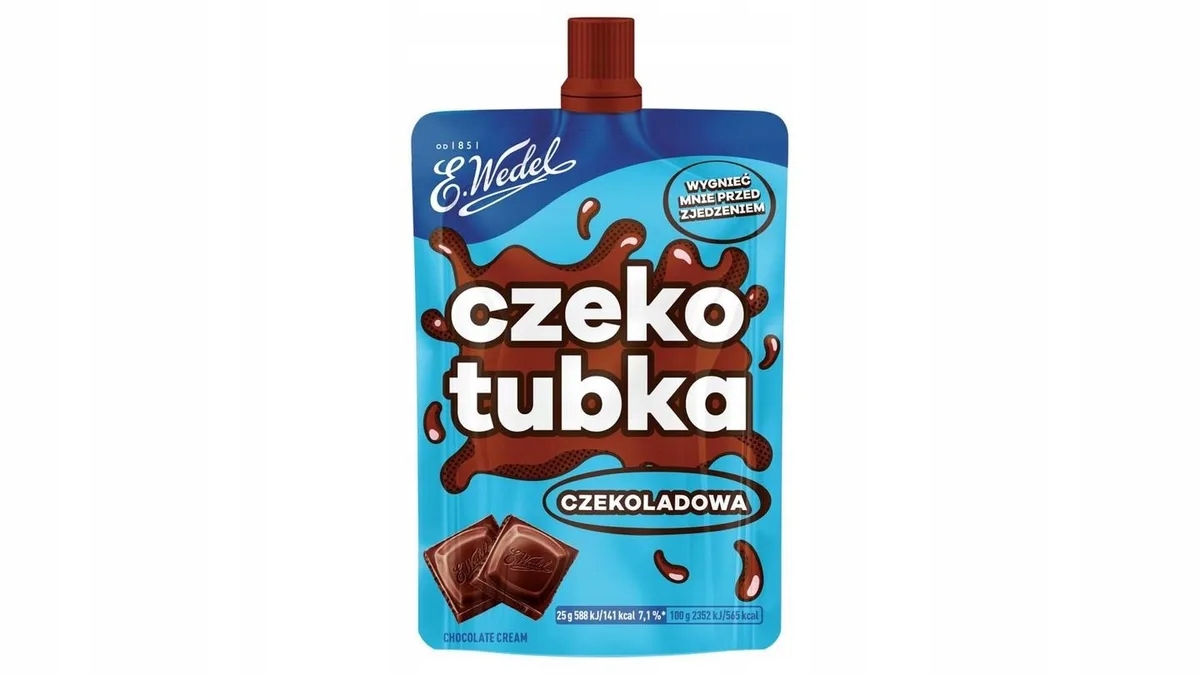 Wedel Czeko Tubka Krem o Smaku Czekoladowym 50g 20szt