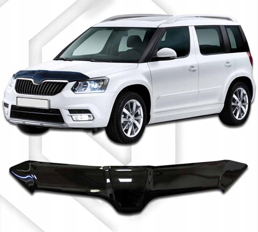 ОБТЕКАТЕЛЬ ПЕРЕДНЕГО КАПОТА SKODA YETI 2013-2017