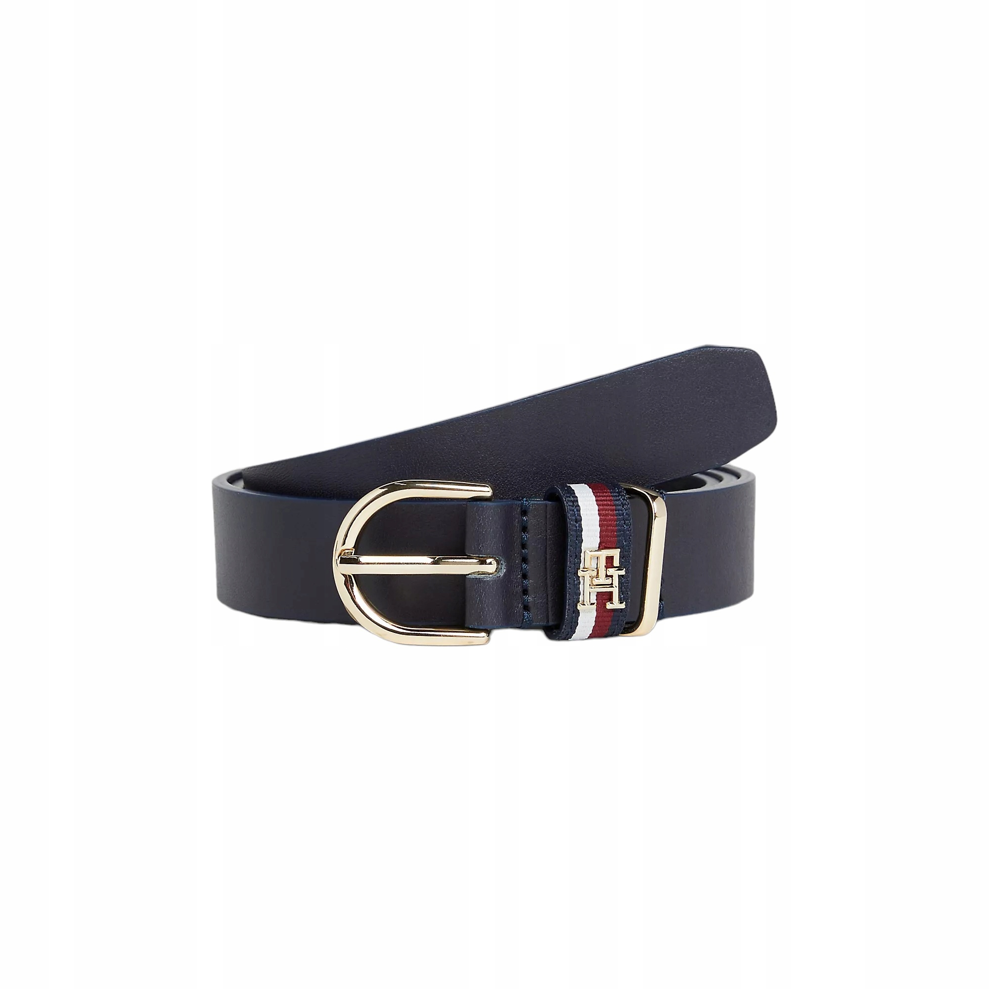 Tommy Hilfiger Damski Pasek Do Spodni Th Timeless 2.5 Corp Granatowy r.95