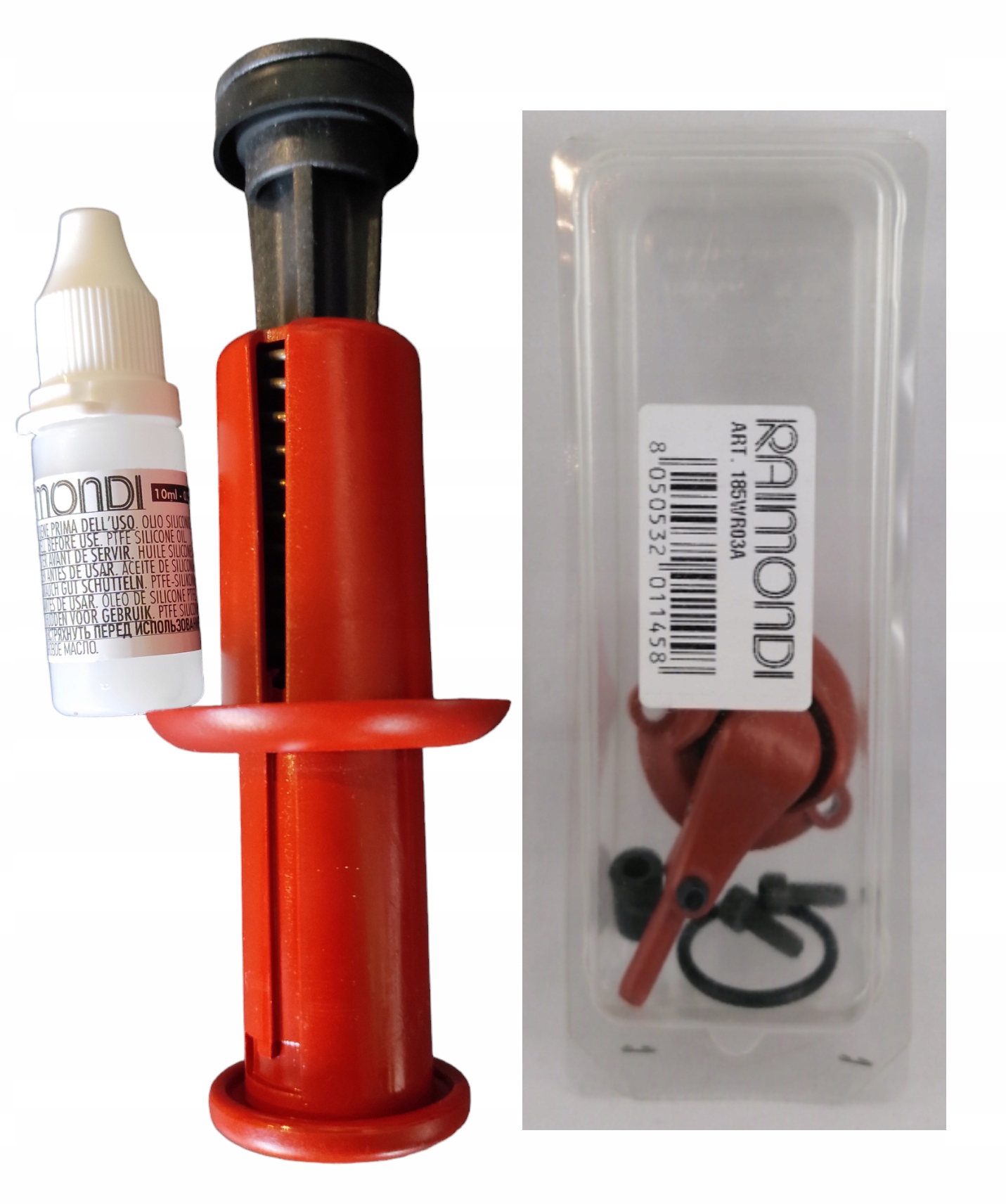 RAIMONDI TŁOK + ZAWÓR SPUSTOWY DO PRZYSSAWKI RV175 ZESTAW KIT EAN (GTIN) 8050532004627