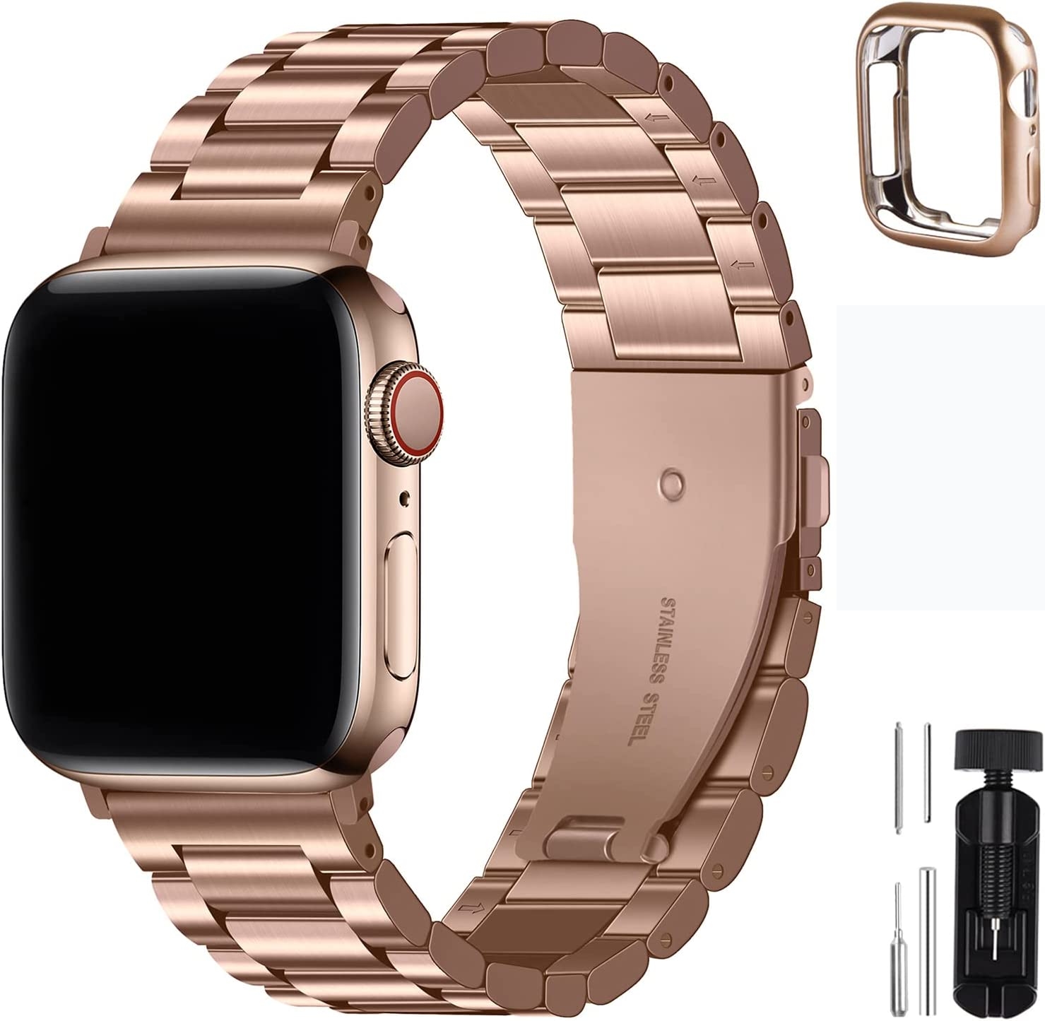 

Pasek Fullmosa do Apple Watch 40mm metalowy