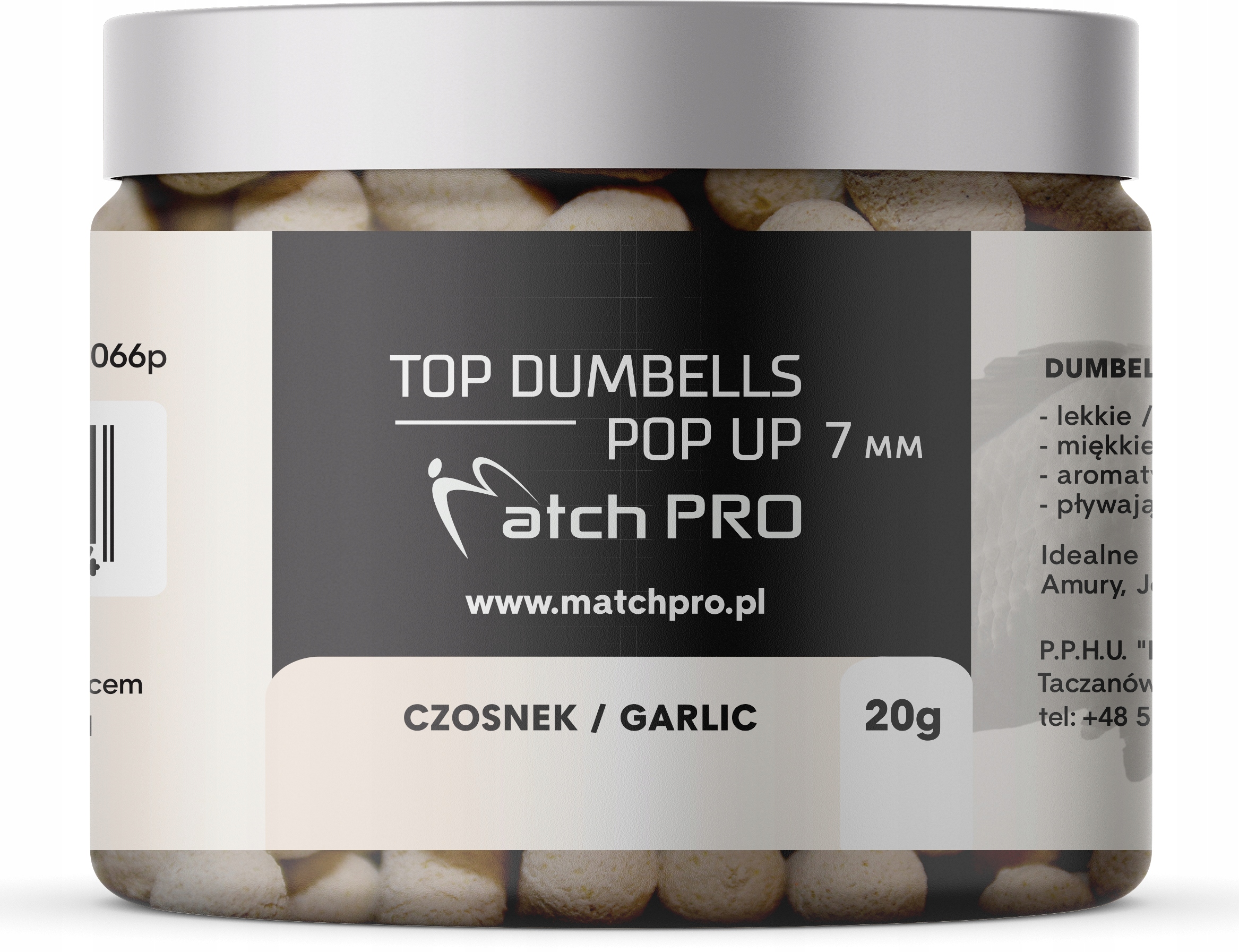 TOP DUMBELLS POP UP CZOSNEK MATCH PRO 7mm 20g PROMOCJA