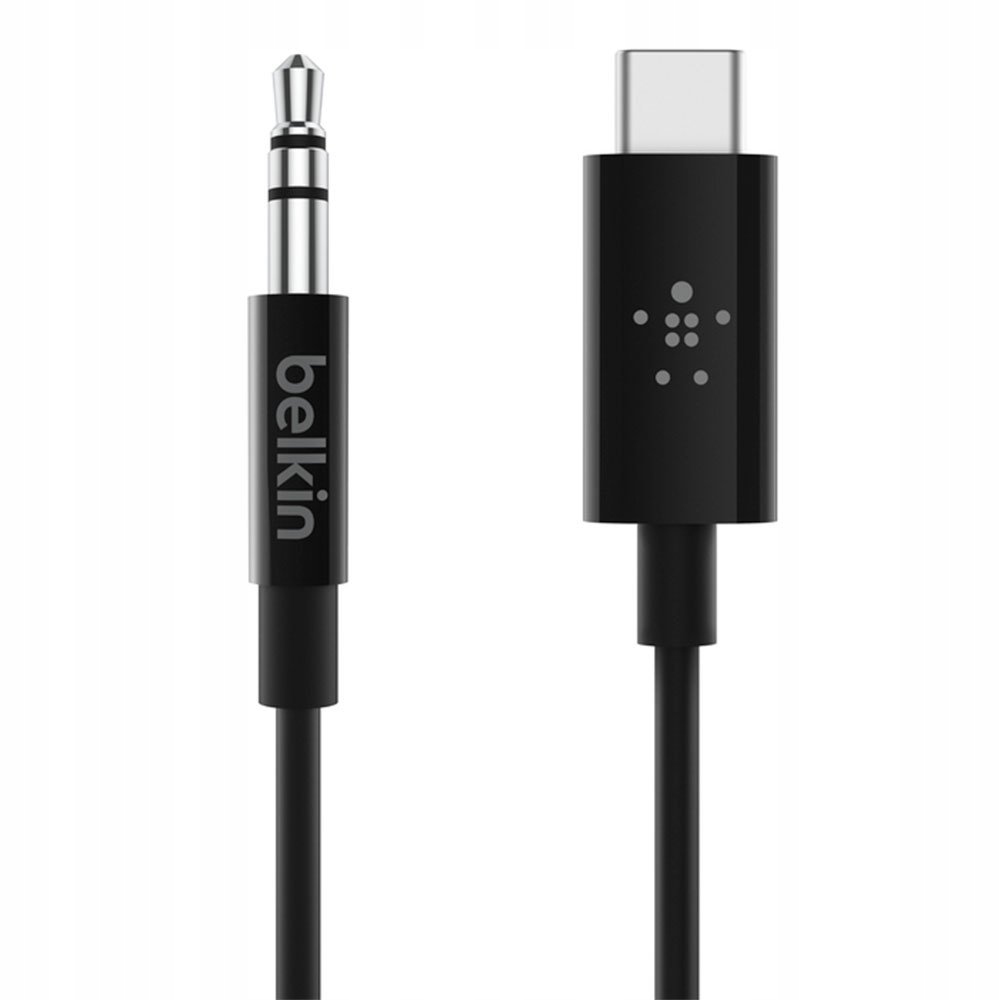 Belkin kábel RockStar 3.5mm Audio Cable with Usb-c Connector 0.9m Black…