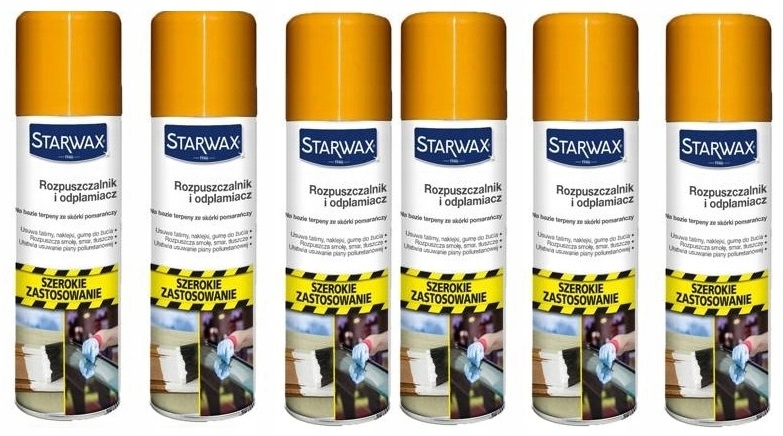 Levně 6x Starwax Rozpouštědlo A Odstraňovač Skvrn 100 ML