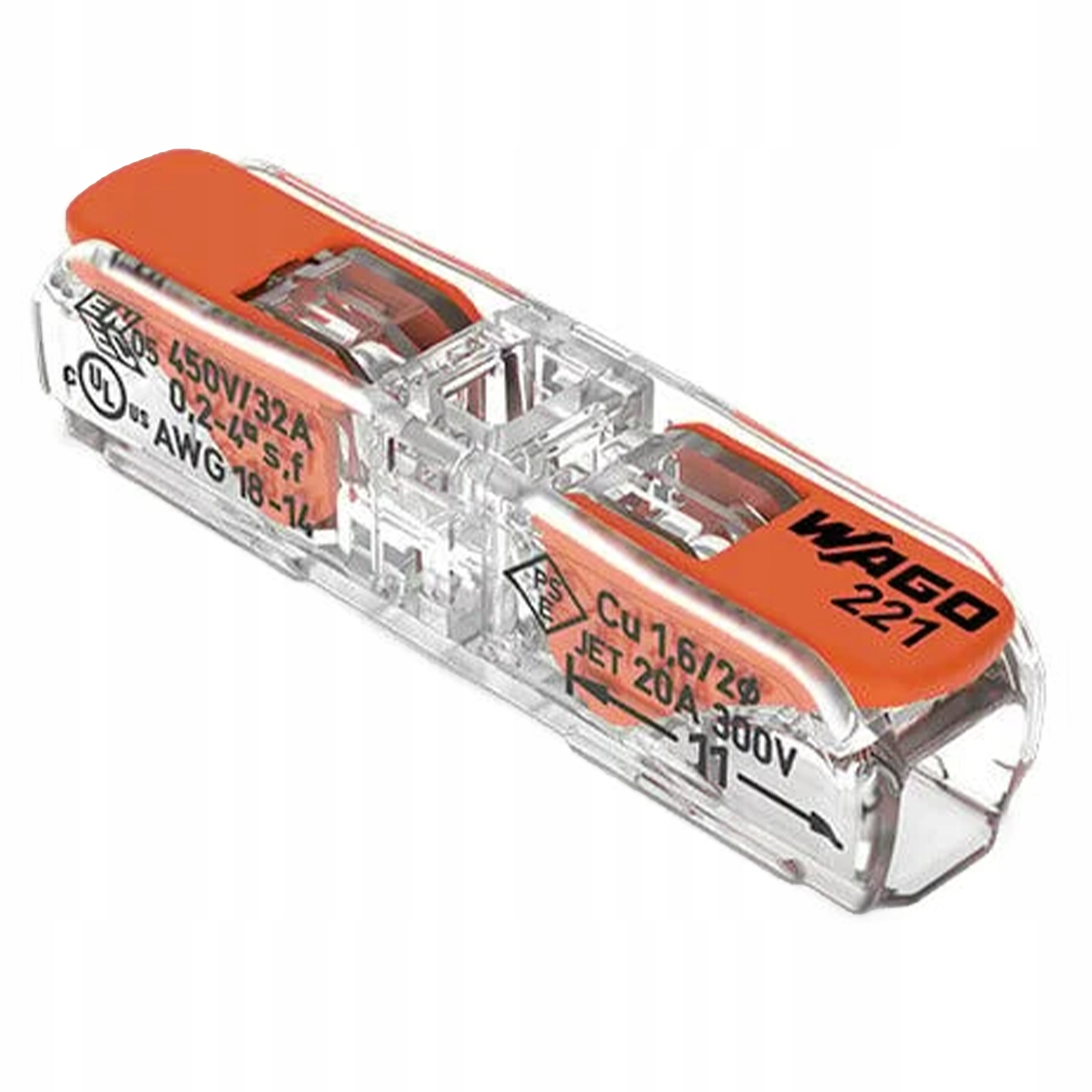 Szybkozłączka Wago 0,2-4 mm² - 1 szt.