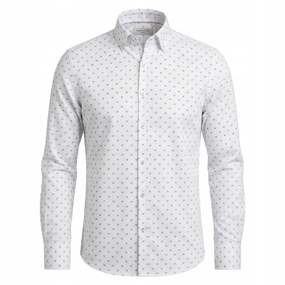Ego Man košile pánská S0224-01 slim fit XL bílá