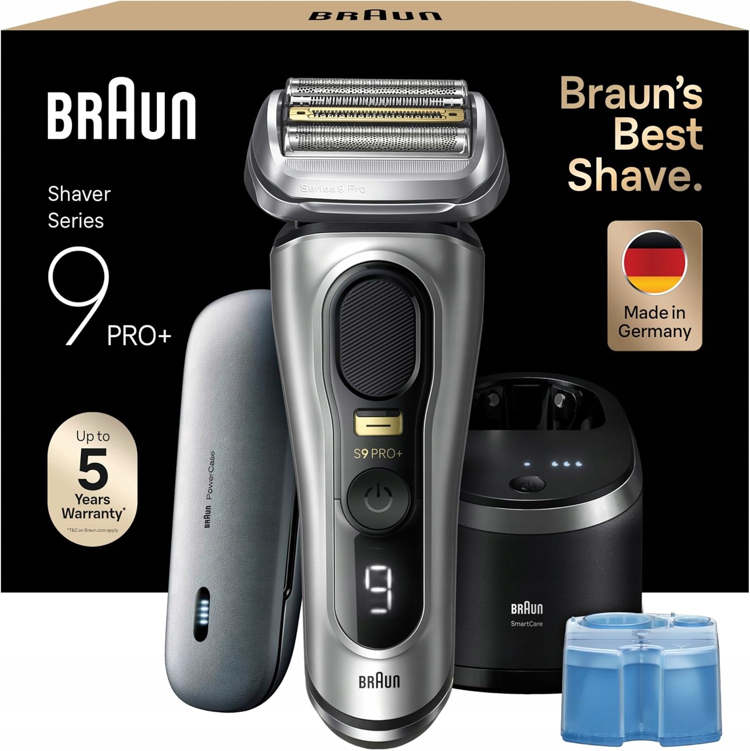 Braun 9 Pro Elektrický holiaci strojček s príslušenstvom 60 minút prevádzky 9577 cc