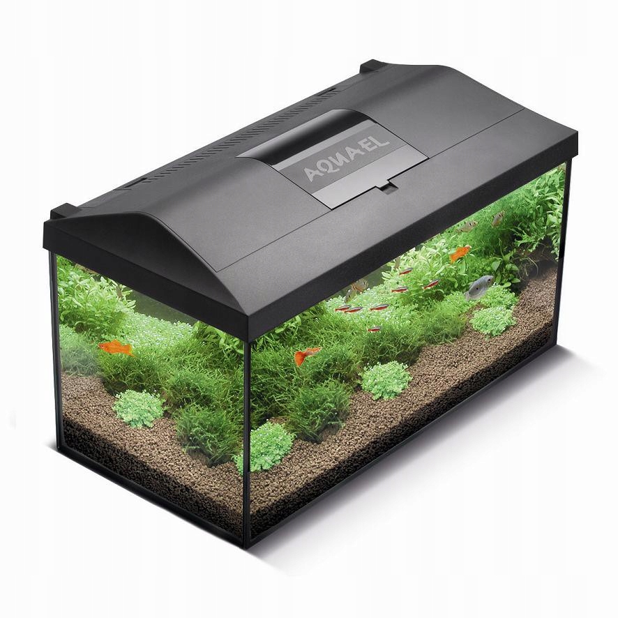 Levně Akváriový set Aquael Leddy 75 černý 105 l obdélníkový