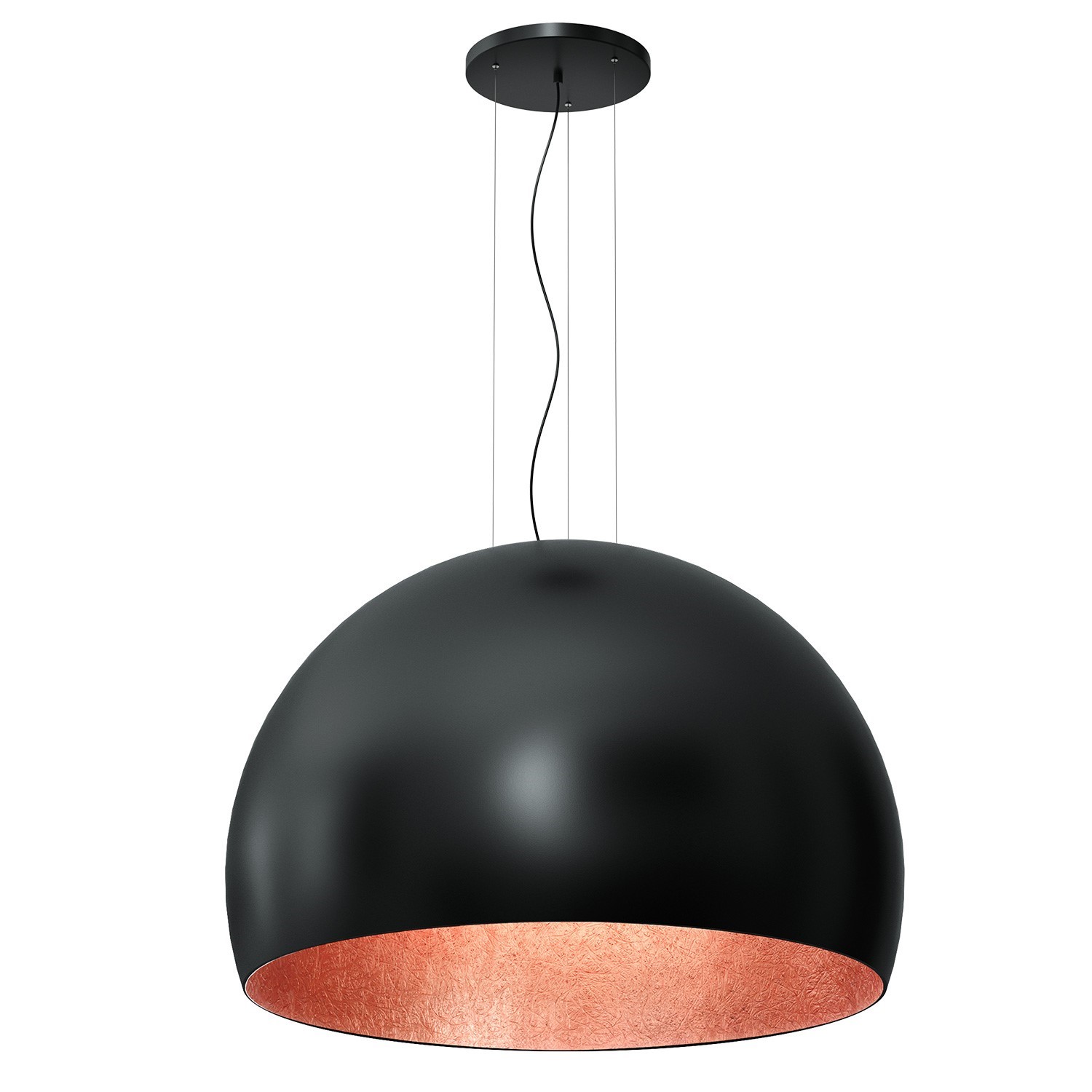 Závěsná Lampa Luminex Compo 1627 Černá/měděná