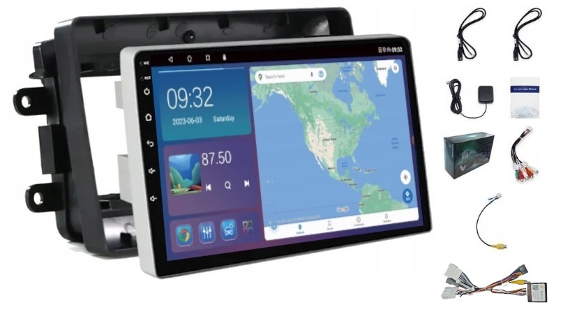 Rádio Gps Android Navigácia Dacia Duster 2012-2018 Bt Carplay 4GB 64GB