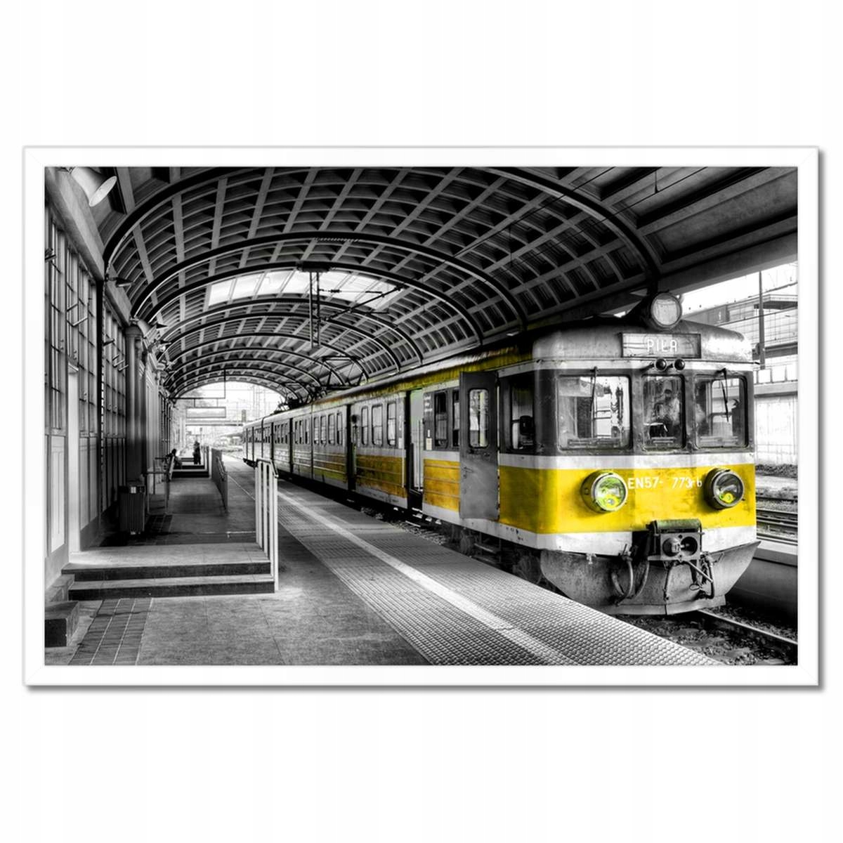 Plakáty v rámu 60x40 Žlutý vlak