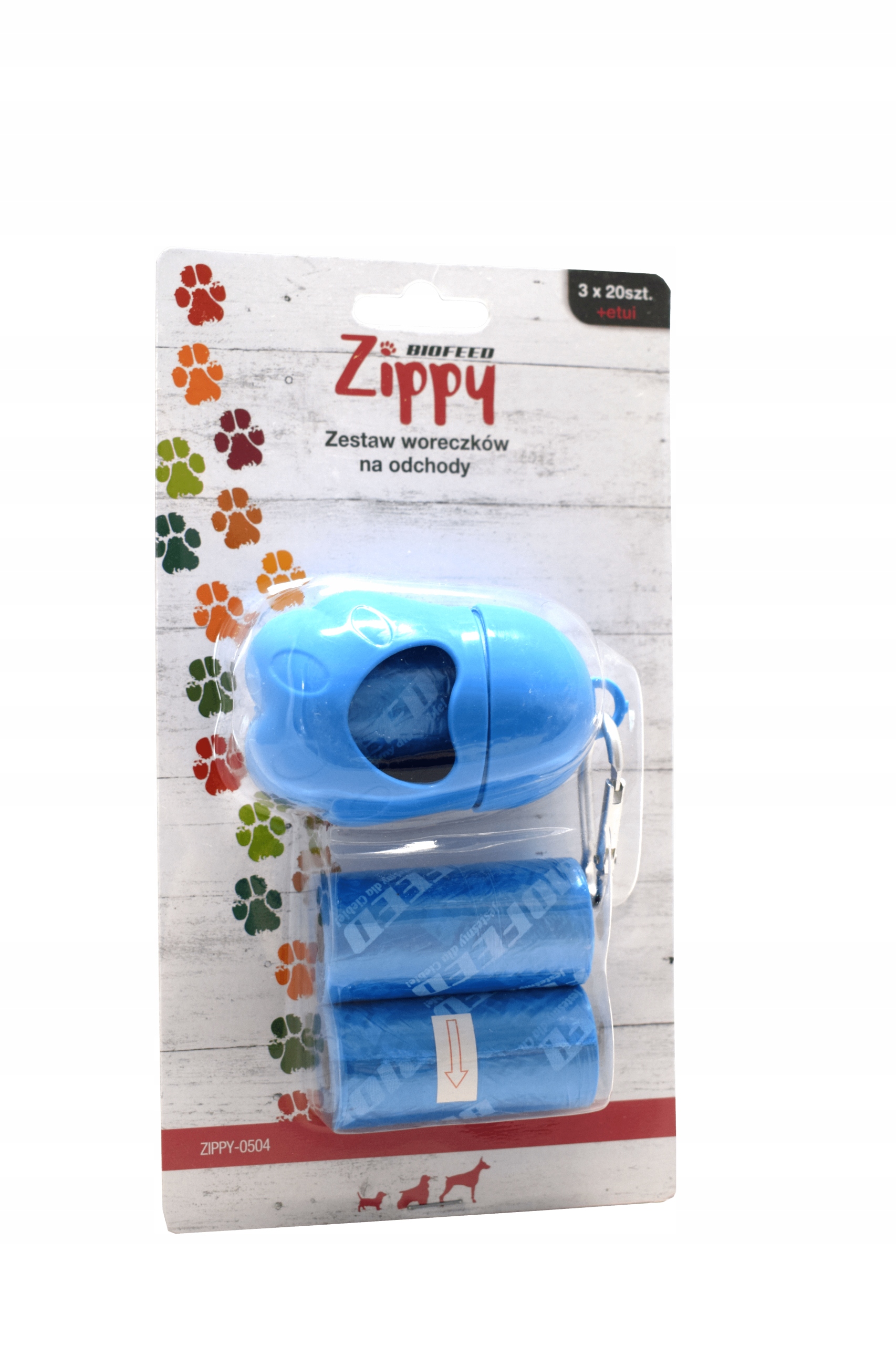 

ZIPPYZestaw woreczków na odchody etui 3x20szt+etui