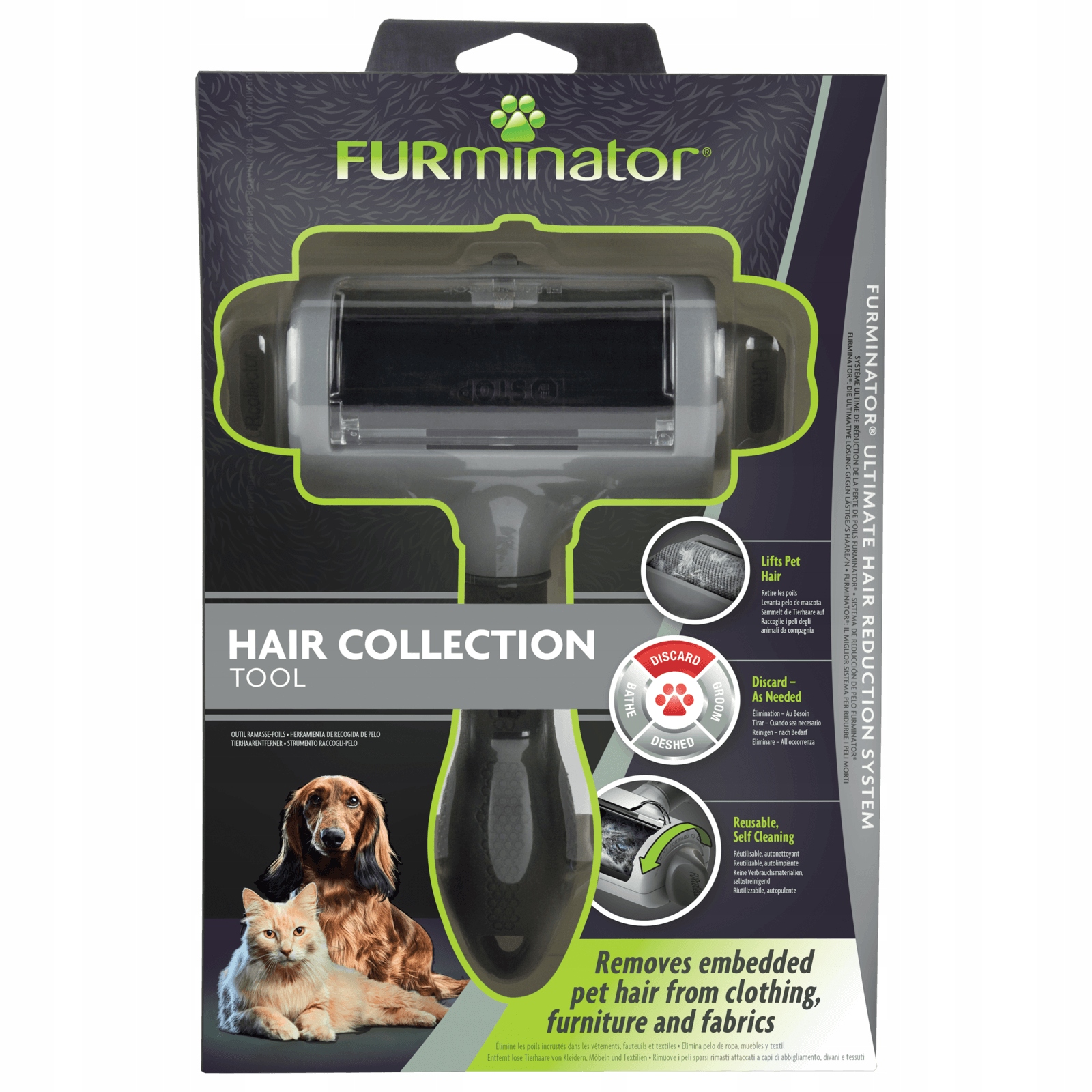 

Furminator rolka Hair Collection czyści z sierści