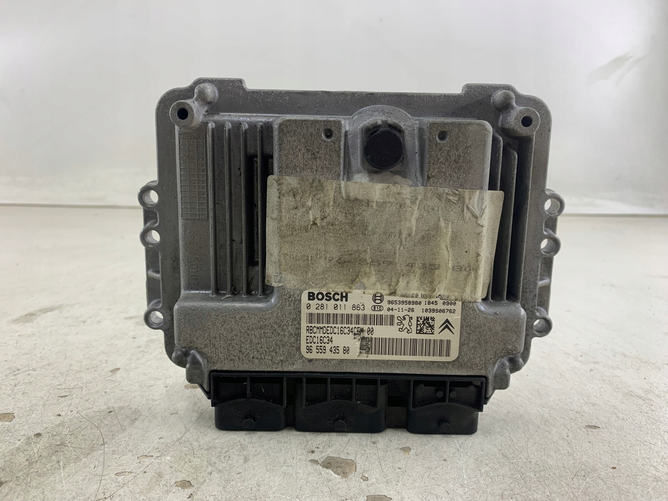 CITROEN C4 e 1.6 HDI Centralina Motore 9655943580