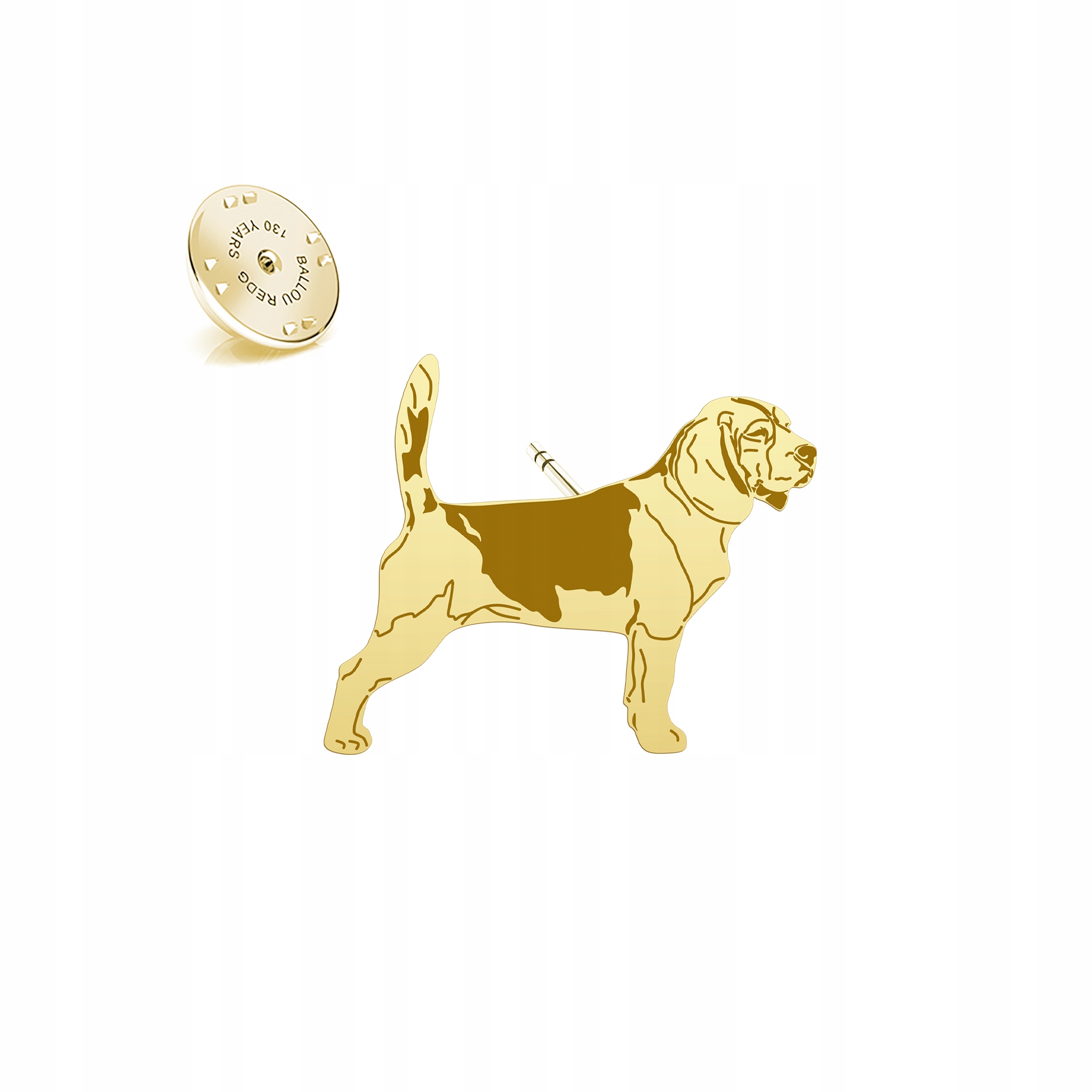 Odznak Beagle Pin 925 Šperky Dárek Žena Dedikace