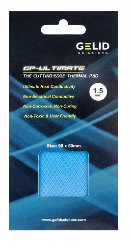 

Gelid GP-Ultimate Thermal Pad 1.5mm 90x50mm 15W/mK