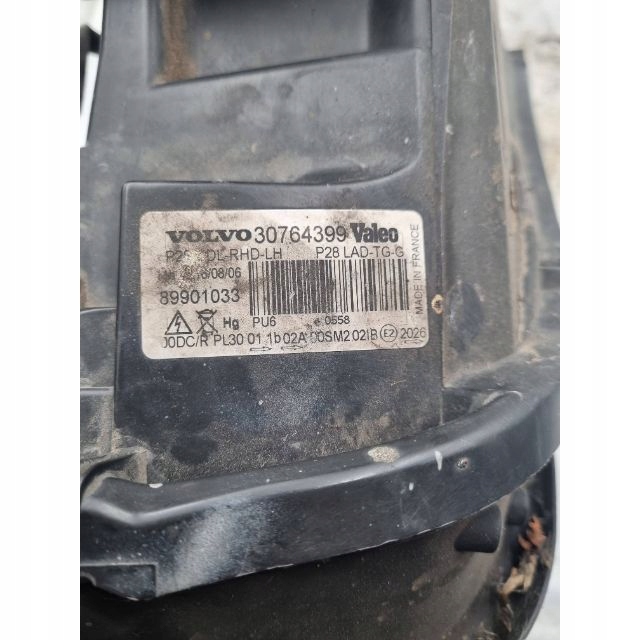light left front Xenon Volvo XC90 2006R 30764399 Anglik