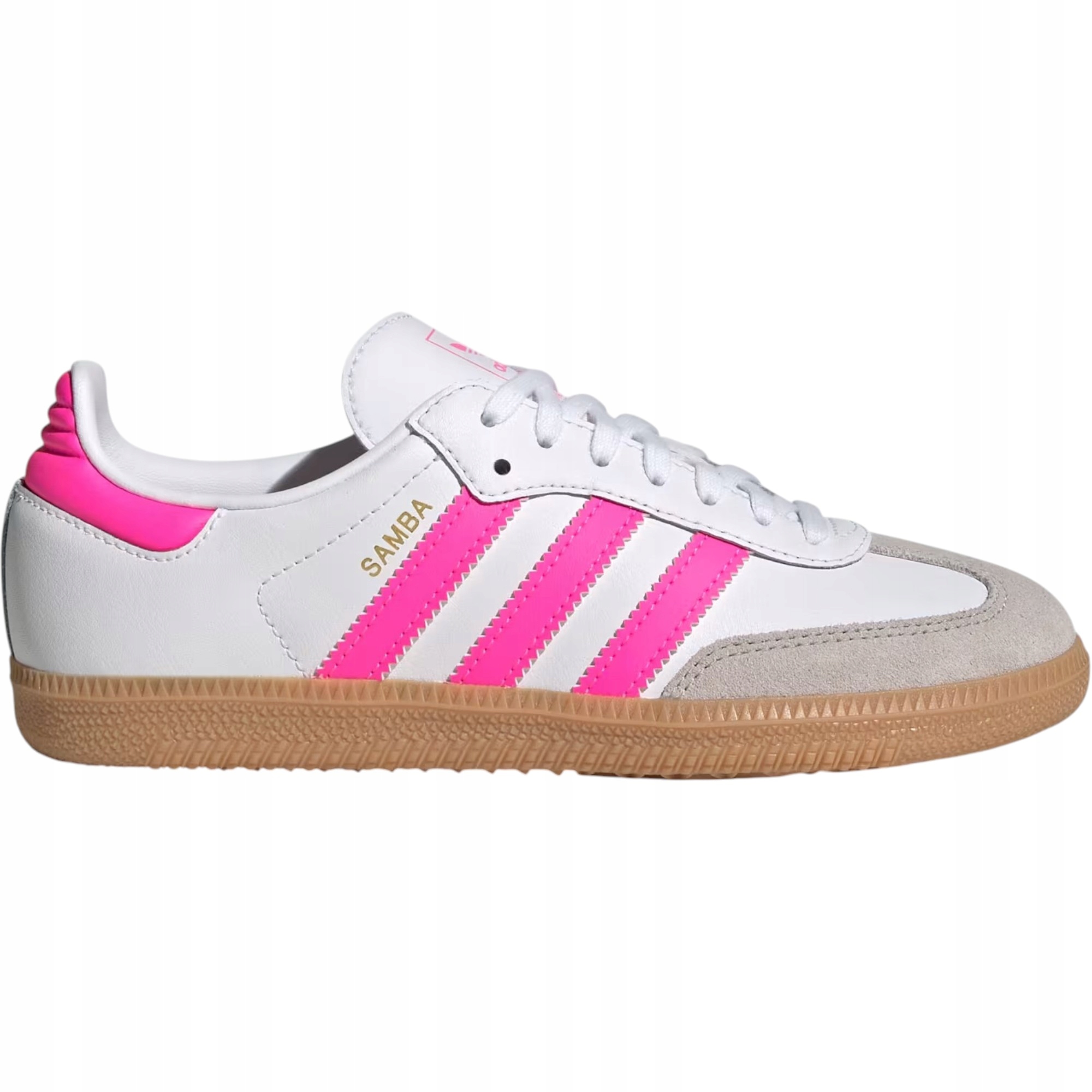 Dámské boty Adidas Samba Og JQ2831 bílé růžové kožené retro 36 2/3