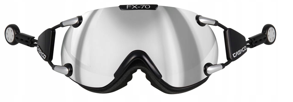 Gogle narciarskie Casco FX-70 Carbonic black silver M