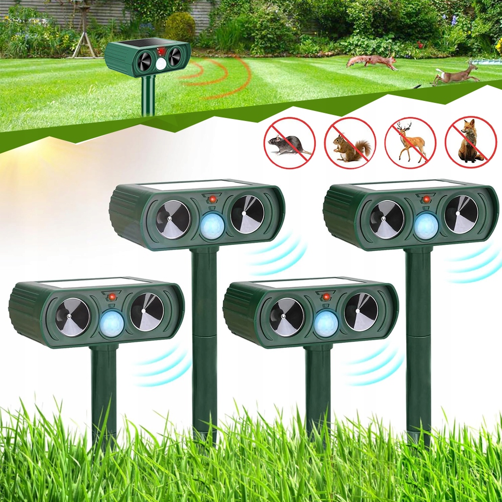 Odpuzovač Zvířat S Pohybovým Senzorem Pir Ultrazvukový Odpuzovač Lišek