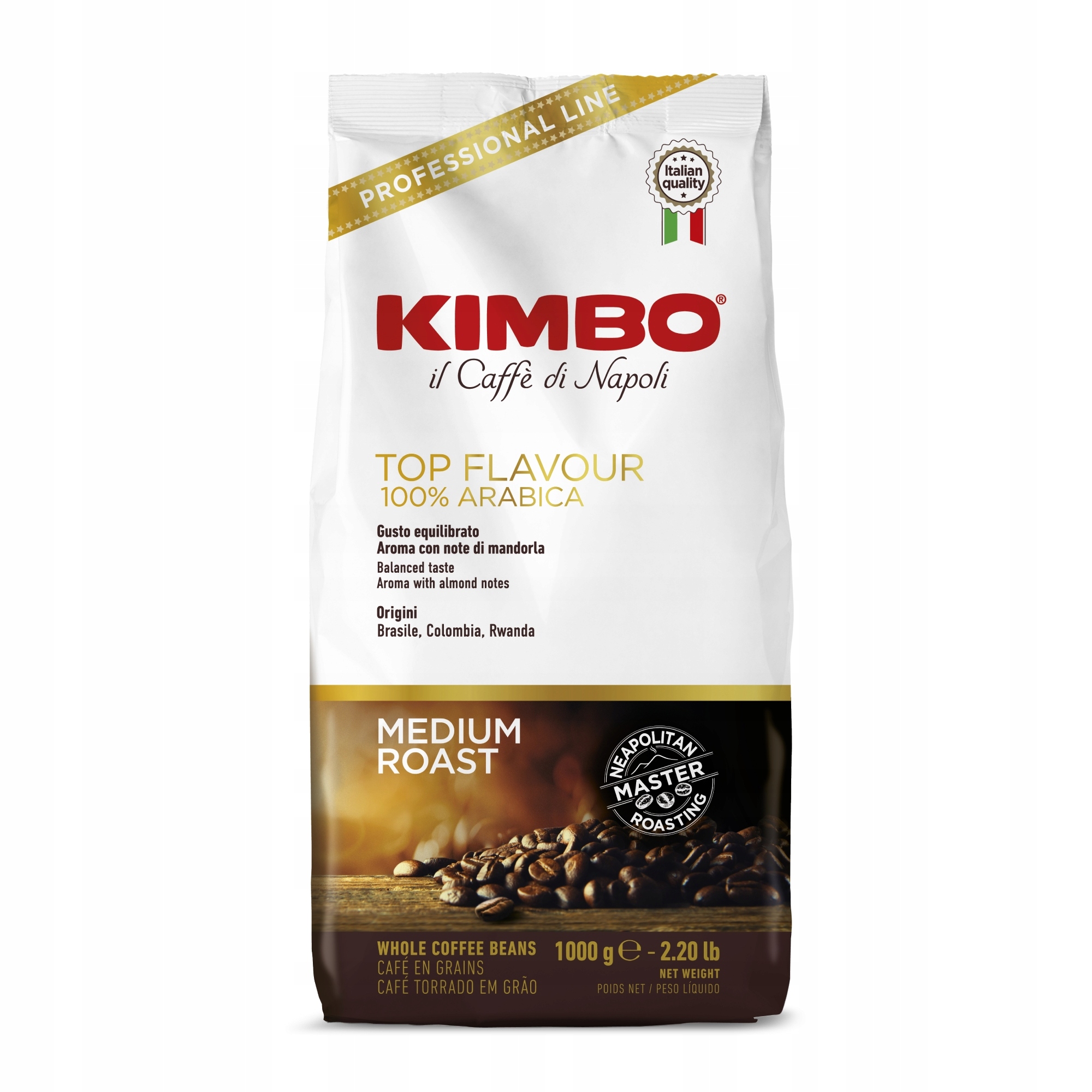 Levně Káva zrnková Kimbo Espresso Bar Top Flavour 1 kg