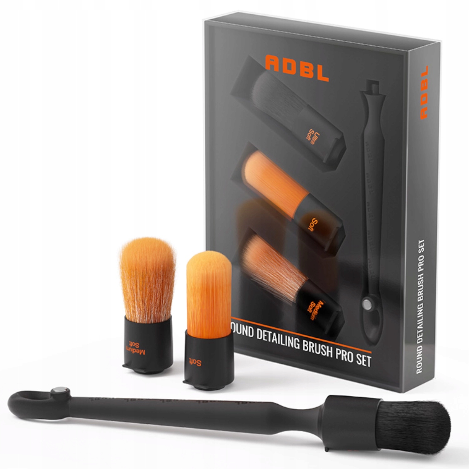 

Adbl Round Detailing Brush Pro Set Zestaw Pędzli