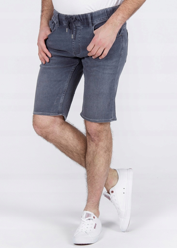 Cross Jeans kraťasy šedé Jed A550-007 28