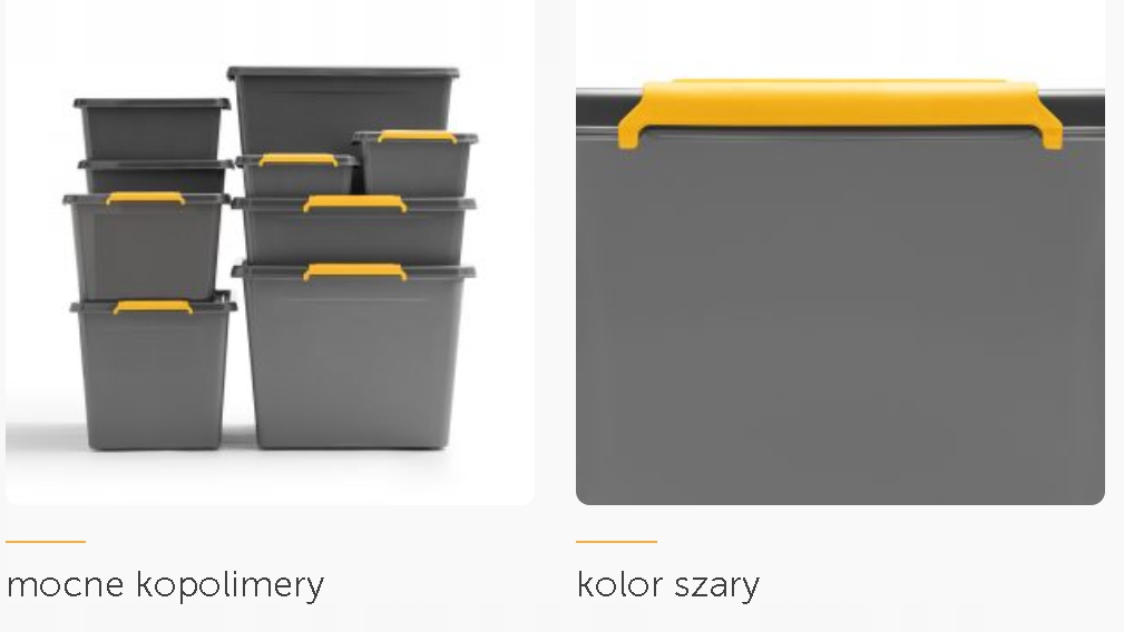 2x MOXOM 1542 POJEMNIK Z POKRYWKĄ SOLID 30,0L Marka MOXOM