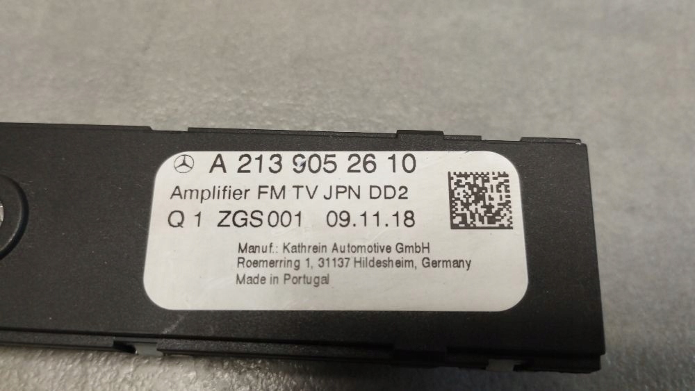 Mercedes-Benz E W213 Amplificatore antenna A2139052610