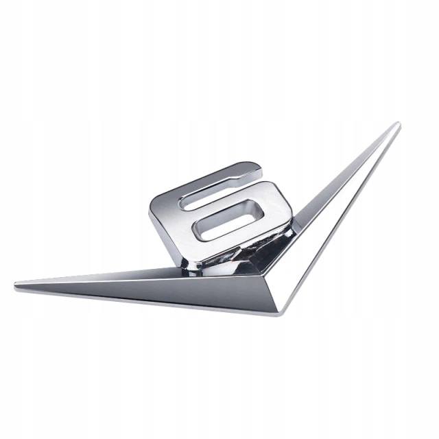 

Emblemat V6 Metalowy Chrom